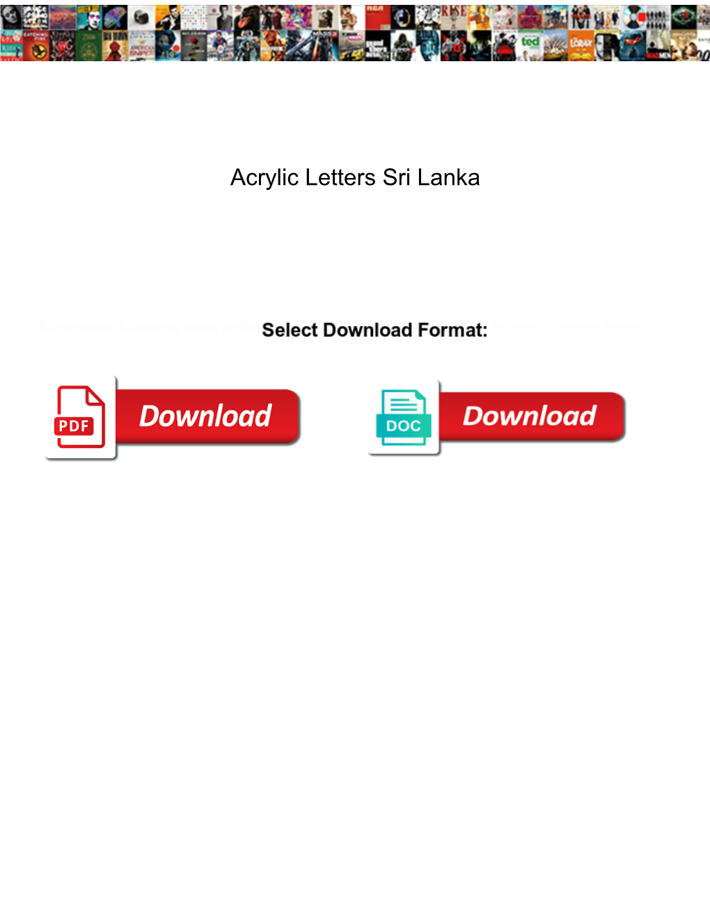 Acrylic Letters Sri Lanka