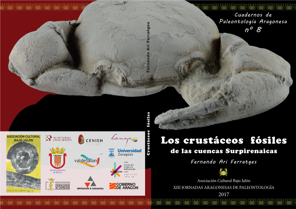 Los Crustáceos Fósiles De Las Cuencas Surpirenaicas Crustáceos Fósiles Fernando Ari Ferratges