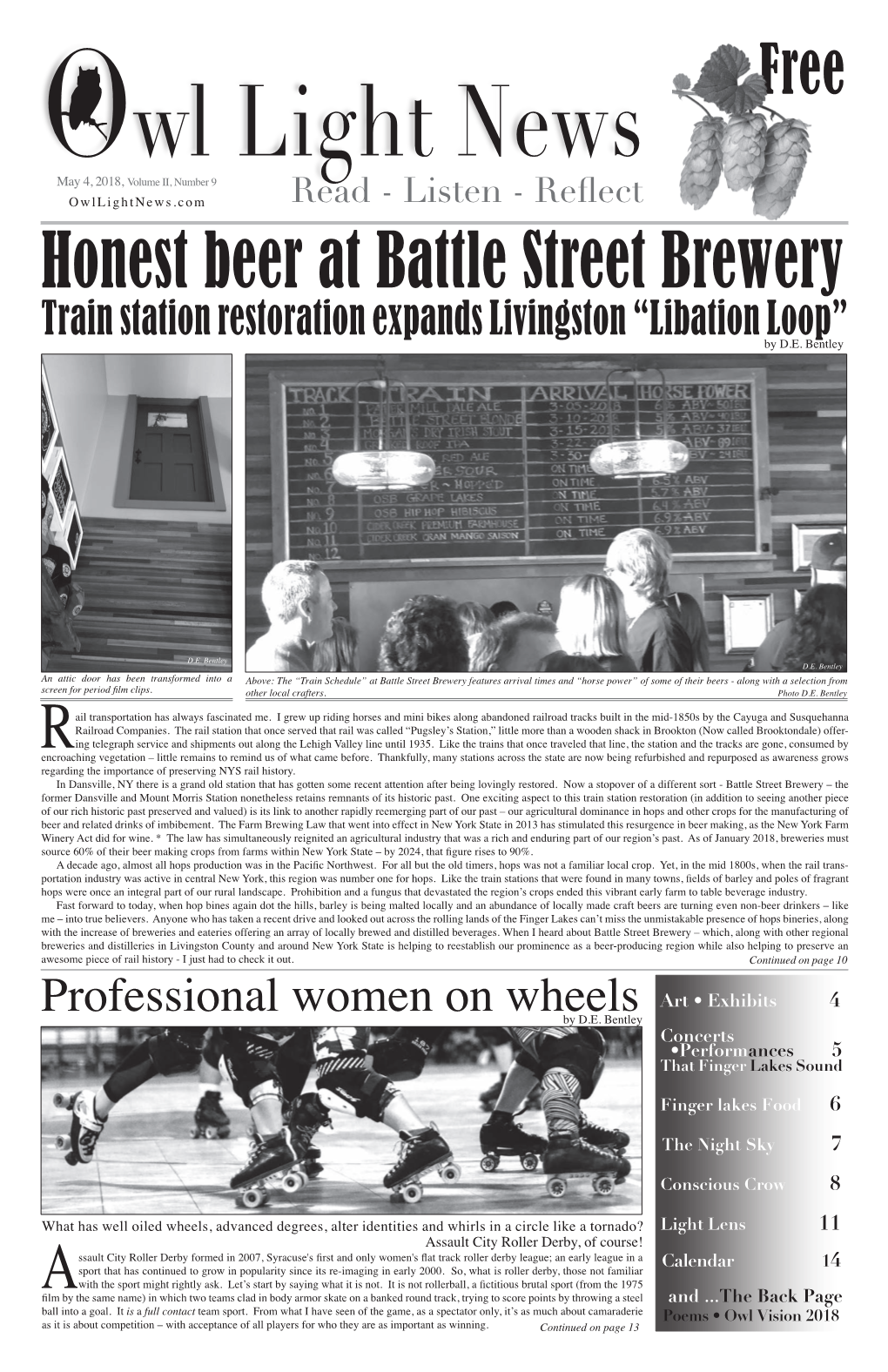 Honest Beer at Battle Street Brewery Train Station Restoration Expands Livingston “Libation Loop” by D.E