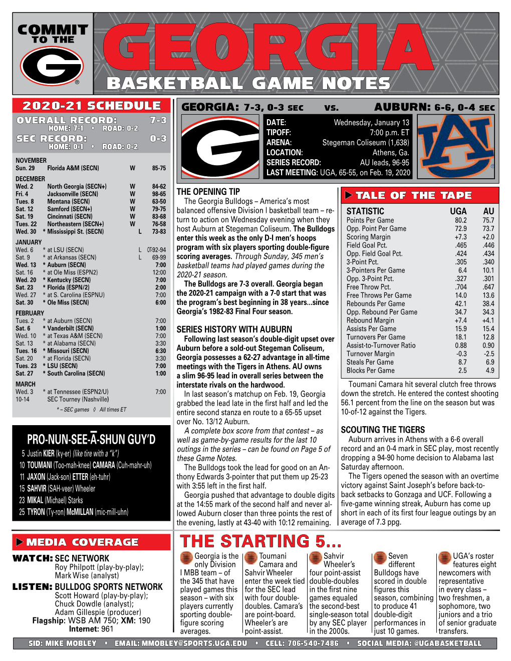 Basketball Game Notes