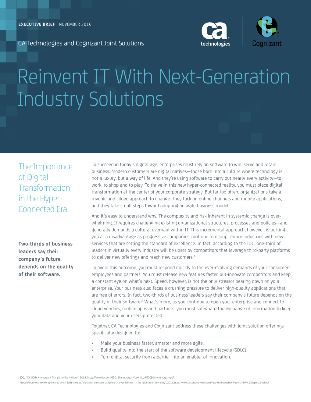 Reinvent IT with Next-Generation Industry Solutions