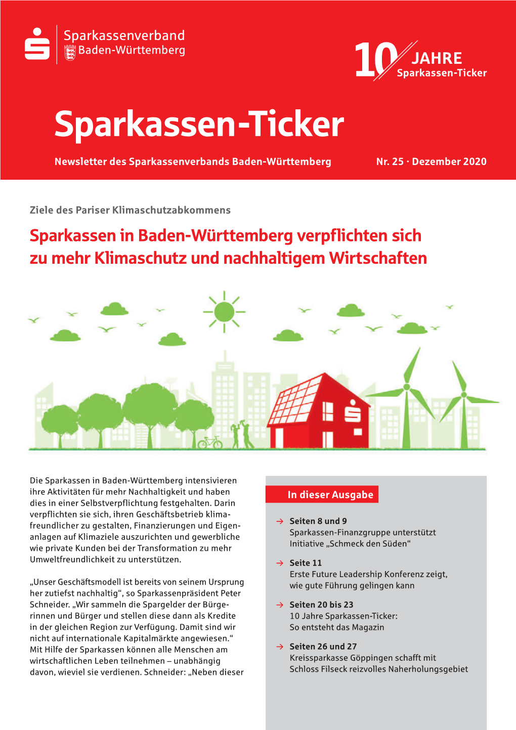 Sparkassen-Ticker Dezember 2020