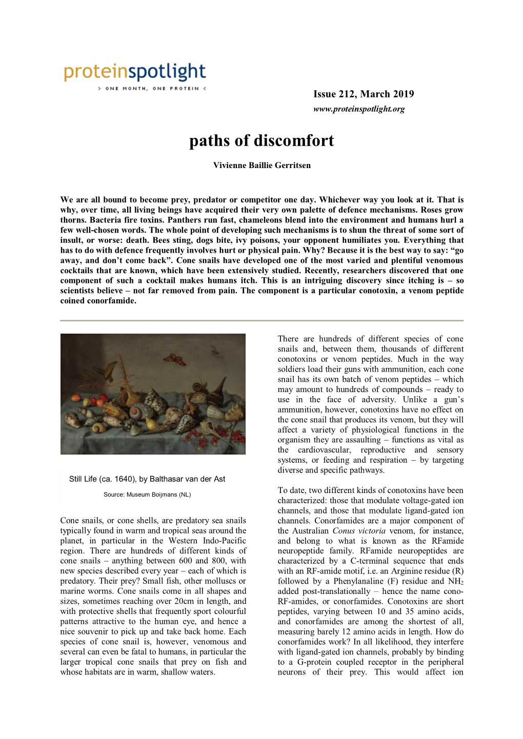 Paths of Discomfort