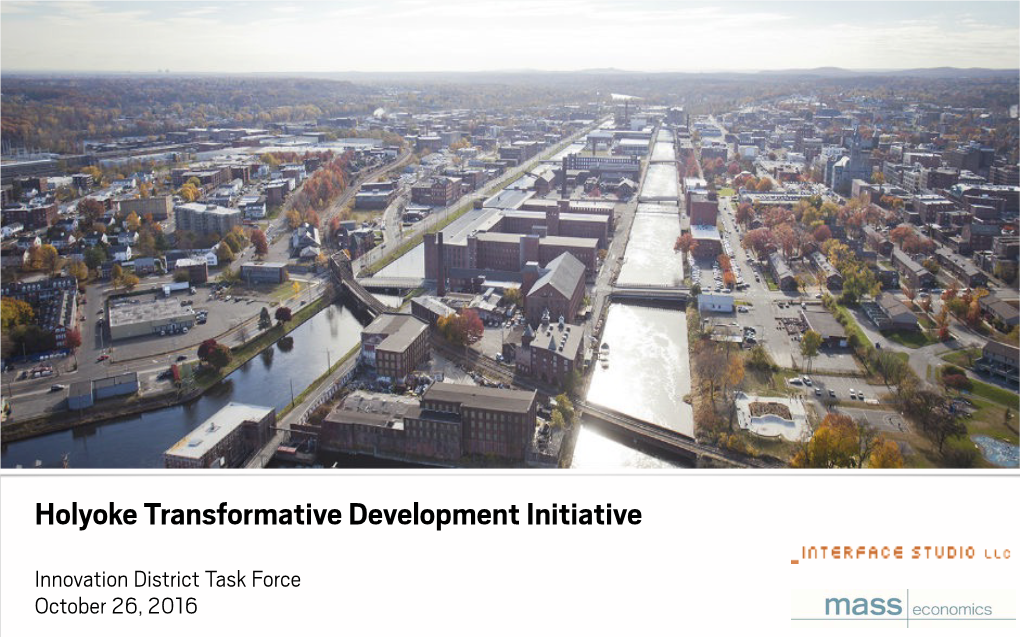 Blueprint for Strategic Revitalization in Holyoke