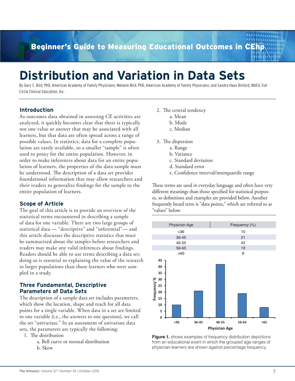 Distribution and Variation in Data Sets by Gary C