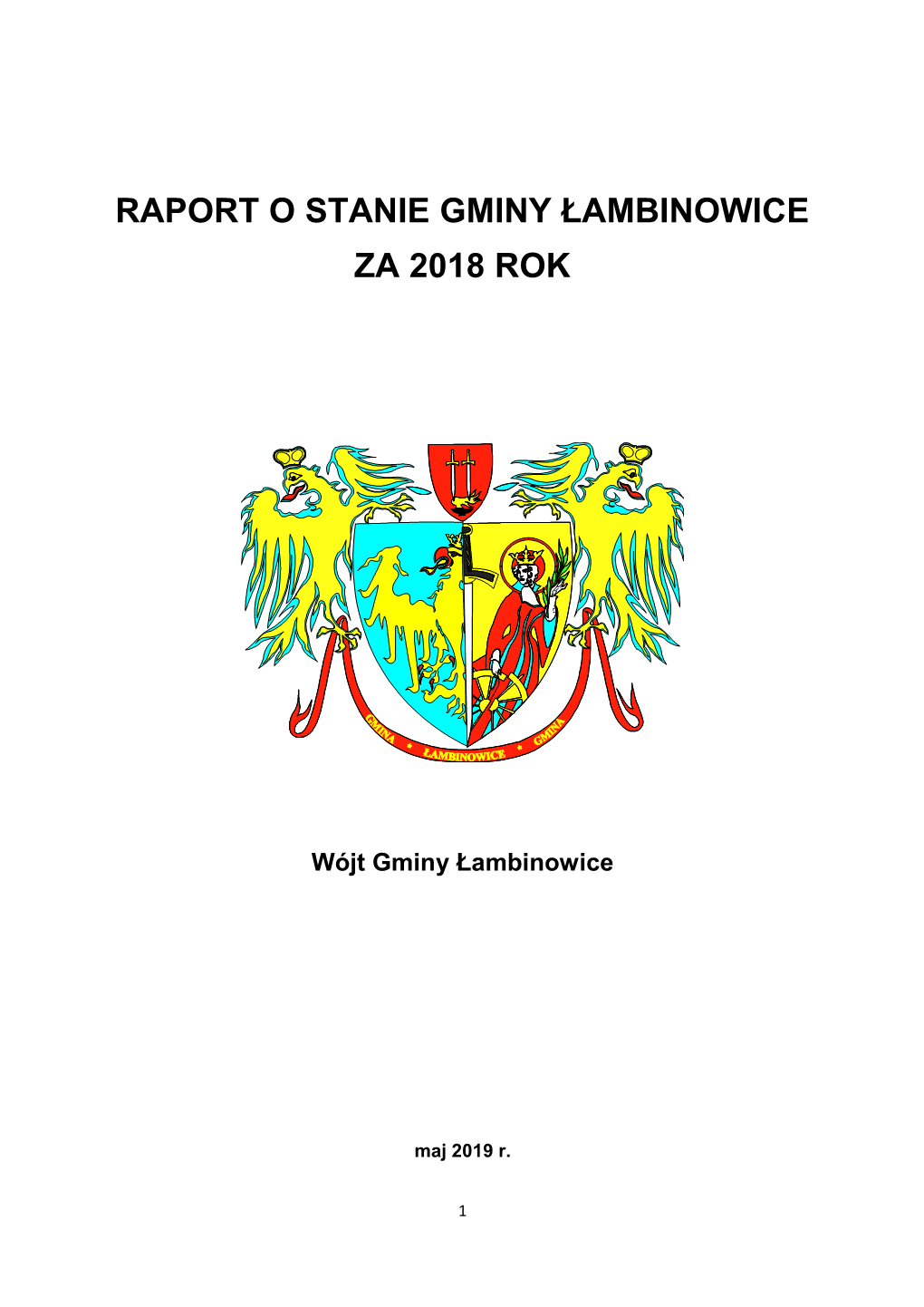 Raport O Stanie Gminy Łambinowice Za 2018 Rok