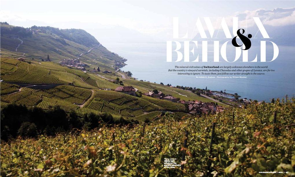 The Mineral-Rich Wines of Switzerland Are Largely Unknown Elsewhere in the World