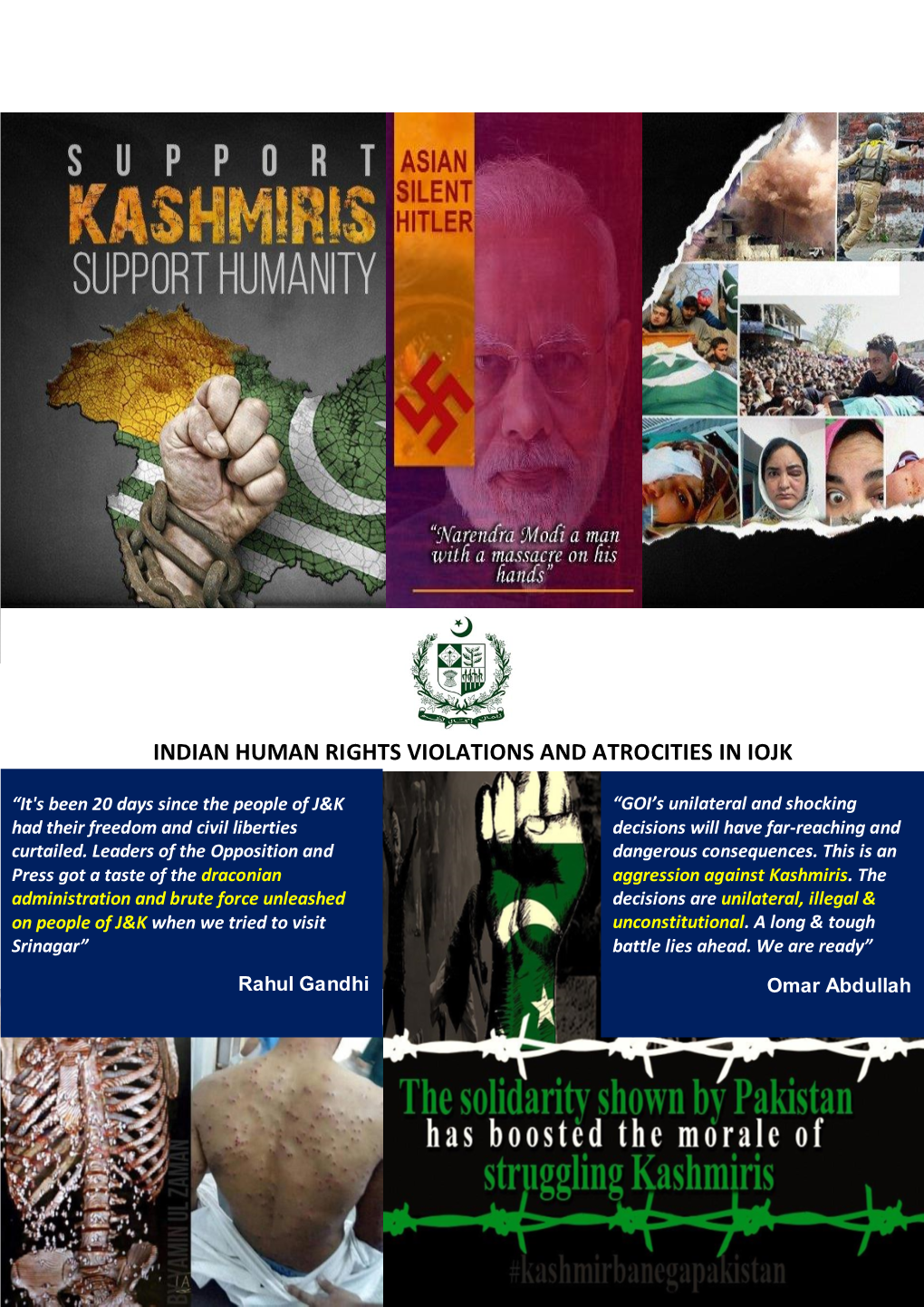 Indian Human Rights Violations and Atrocities in Iojk