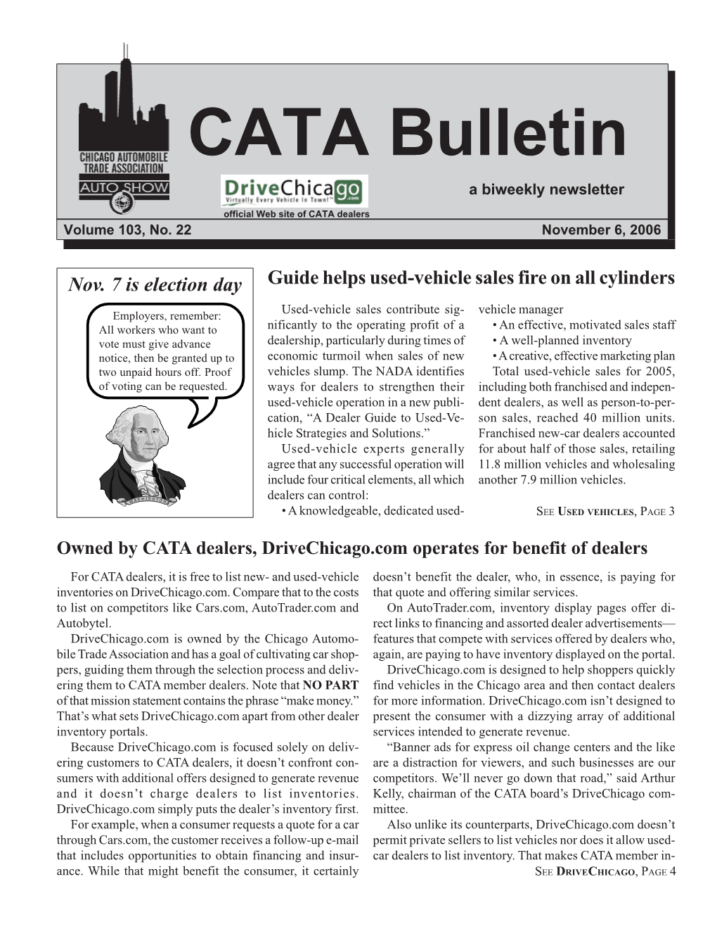 CATA Bulletin a Biweekly Newsletter