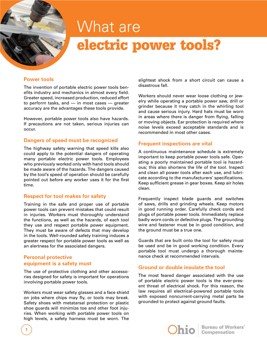 What Are Electric Power Tools?