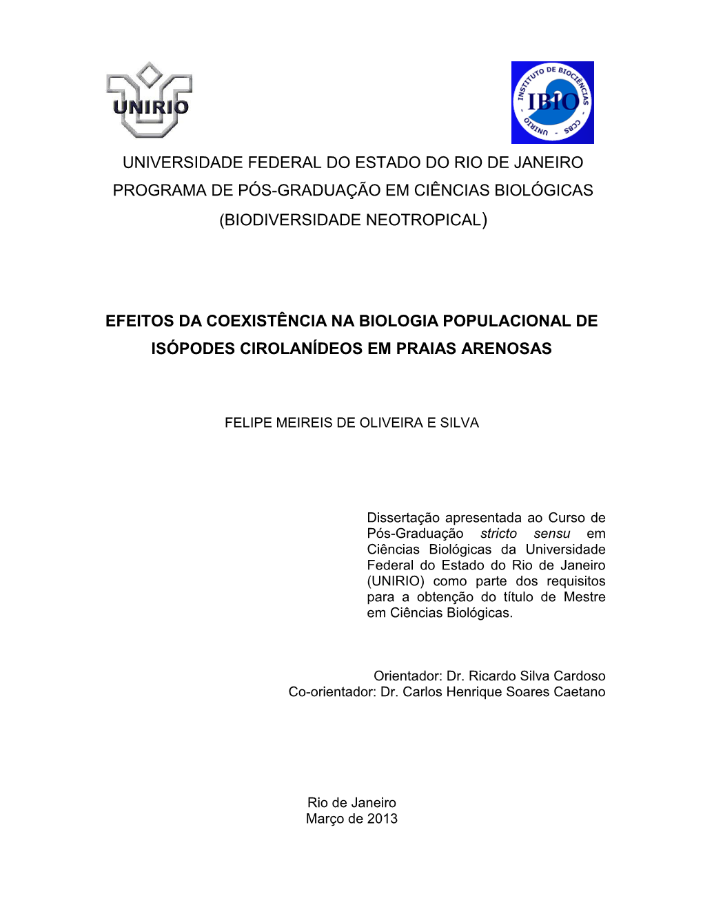 Biodiversidade Neotropical)