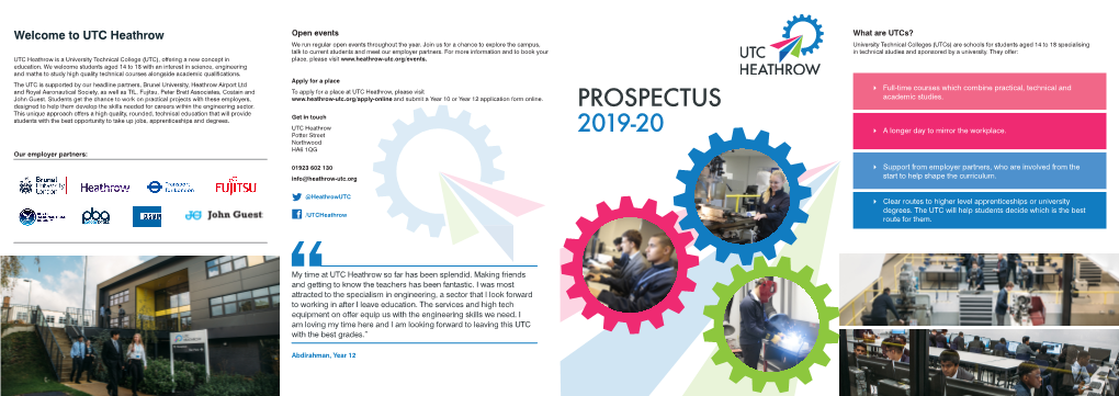 Prospectus 2019-20