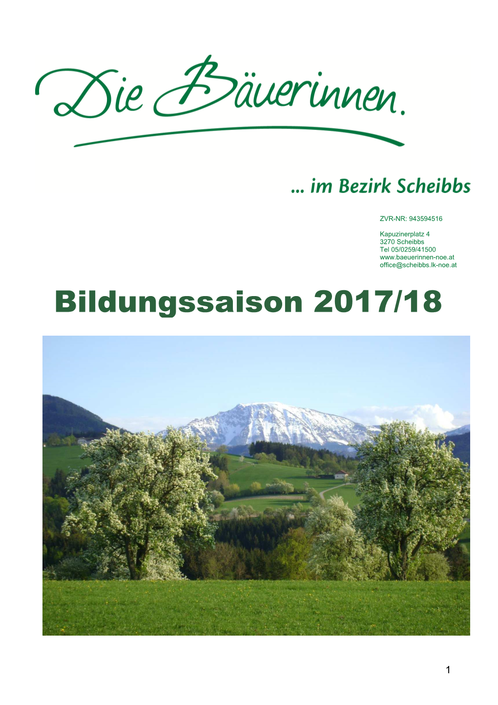 Bildungssaison 2017/18