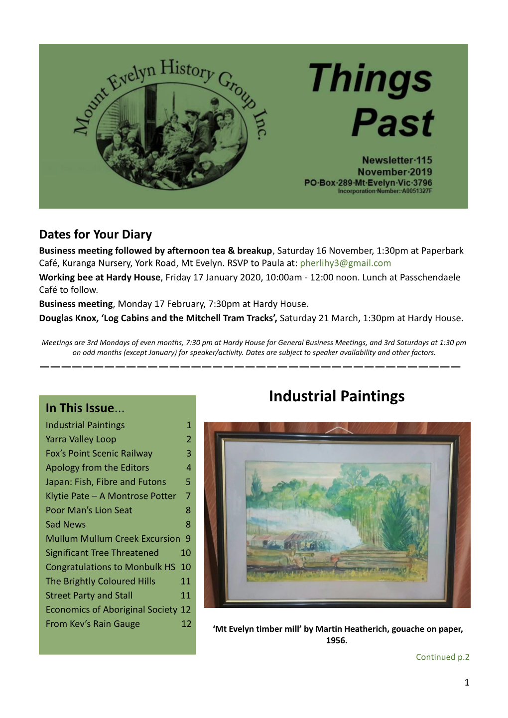 Issue 115 – November 2019