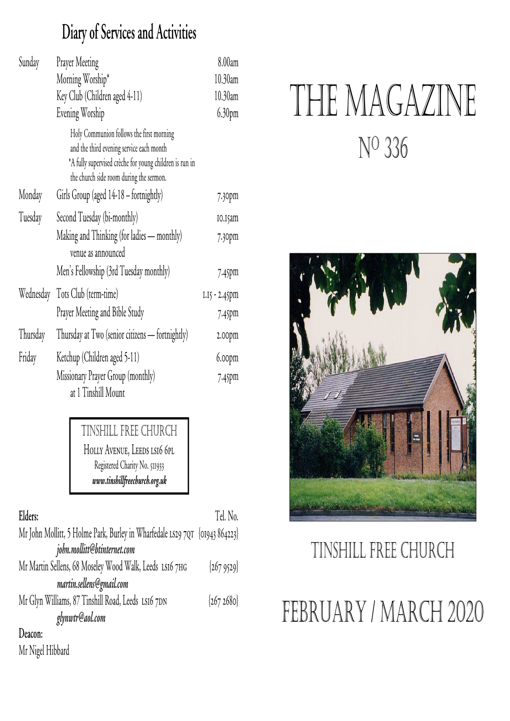 Tinshill Free Church Magazine No