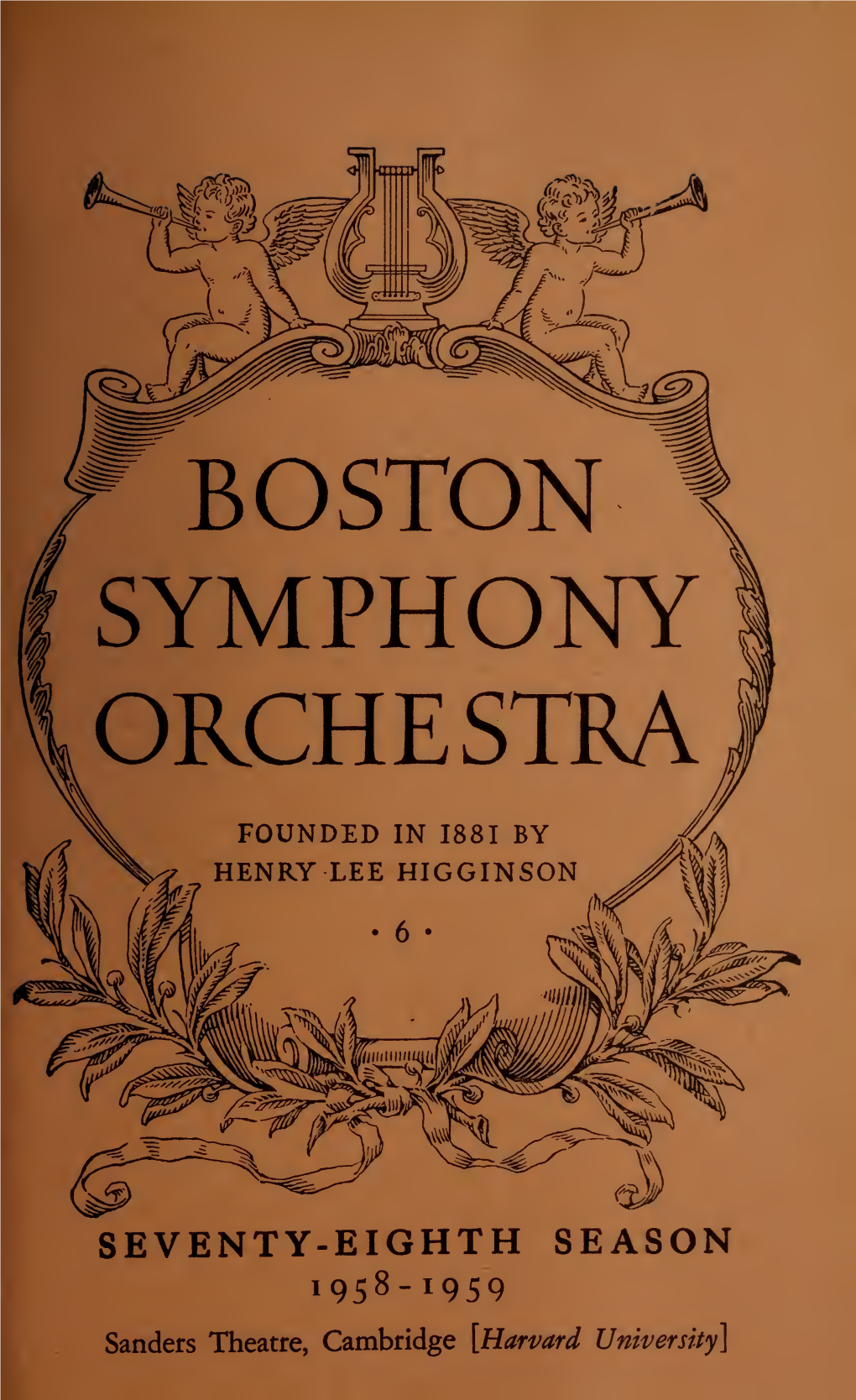 Boston Symphony Orchestra Concert Programs, Season 78, 1958-1959