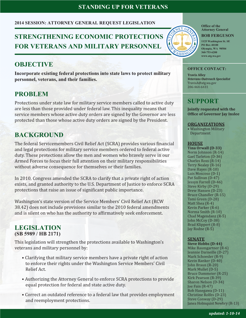 Strengthening Economic Protections for Veterans