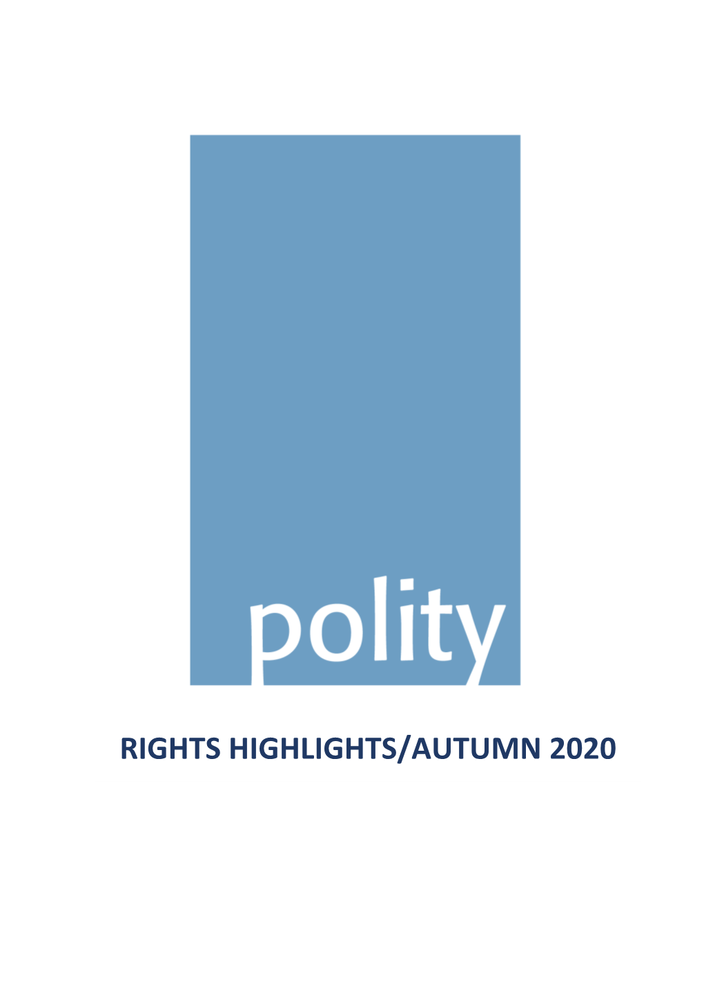 Rights Highlights/Autumn 2020