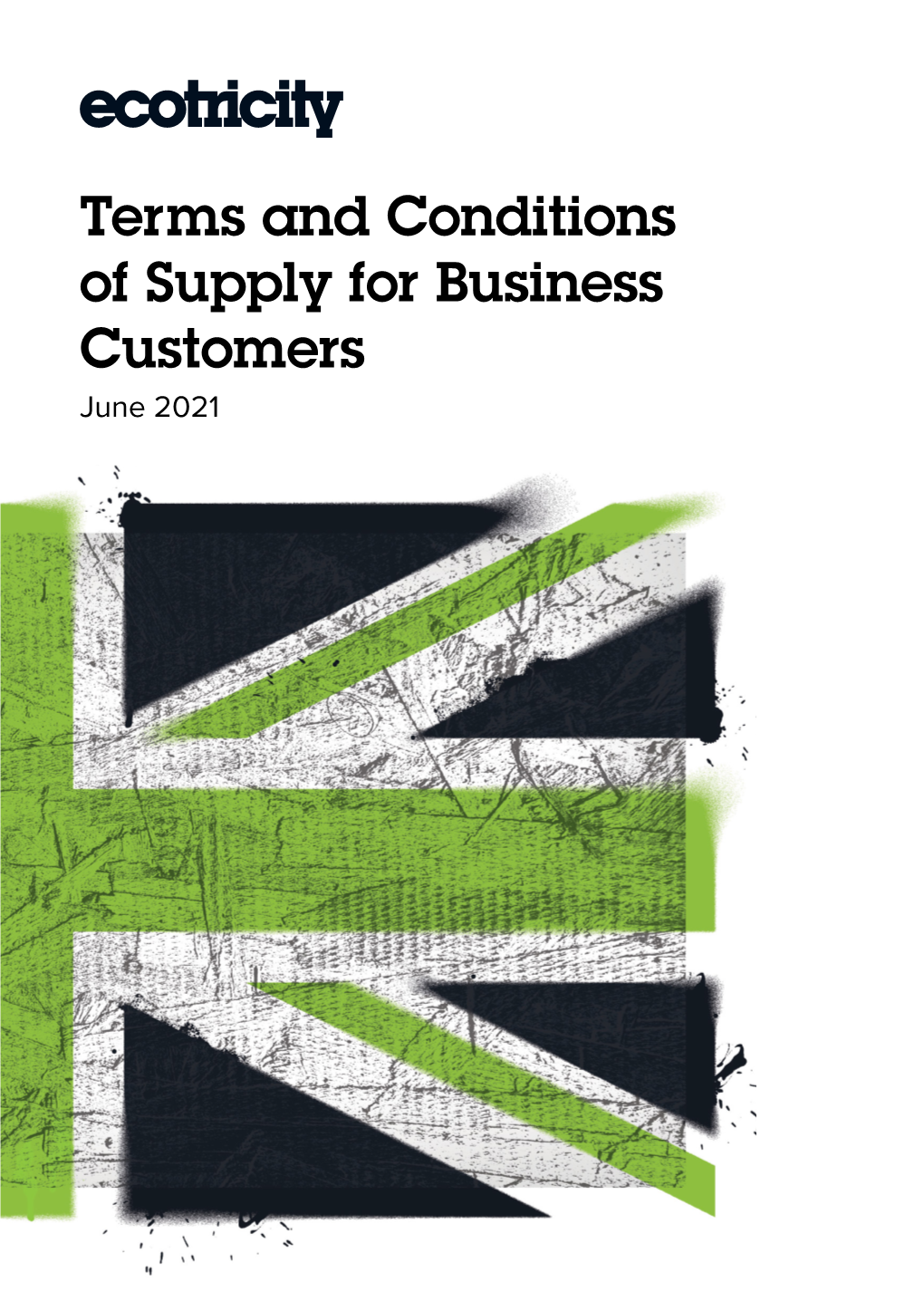 Terms and Conditions of Supply for Business Customers June 2021 Clauses Page