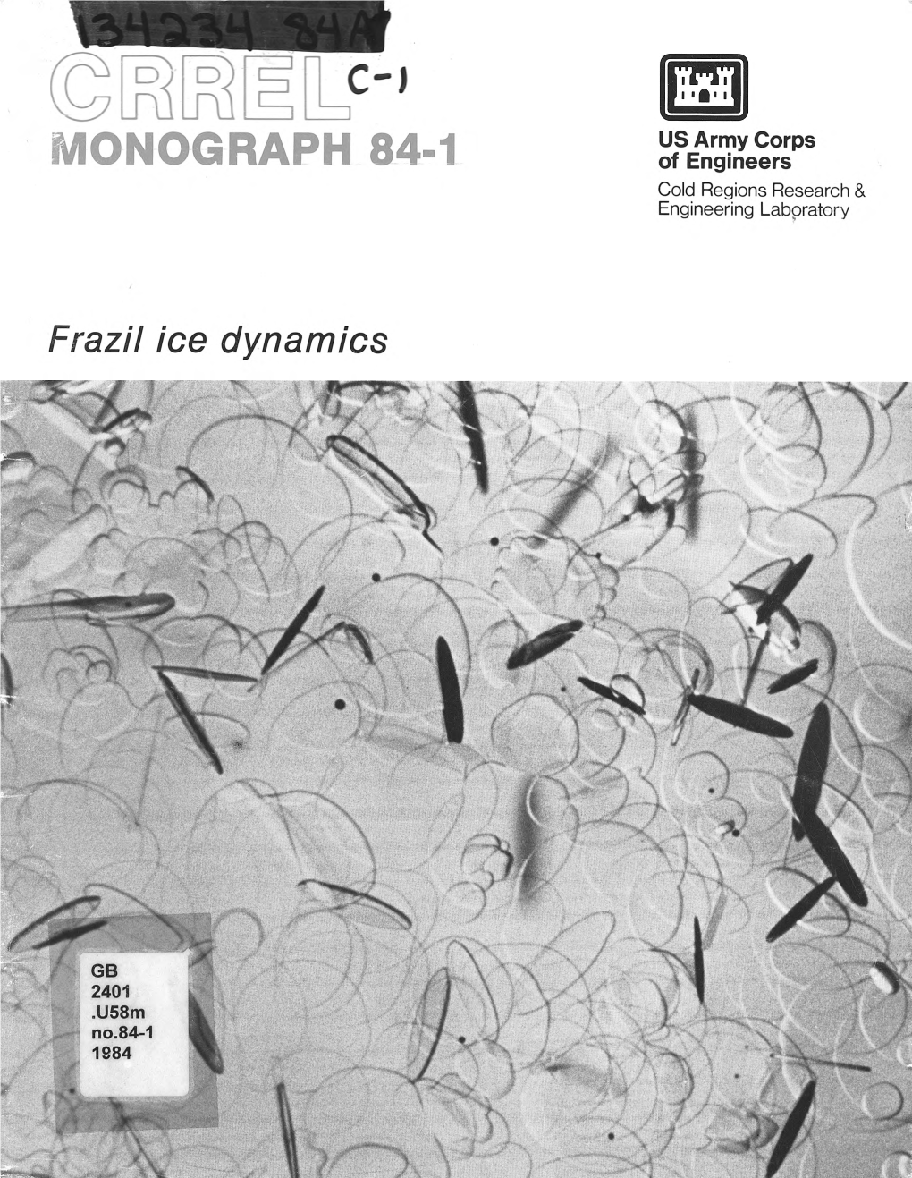 Frazil Ice Dynamics Jiflqpnmf Or Bufttaib Or M C L a M Tfm *