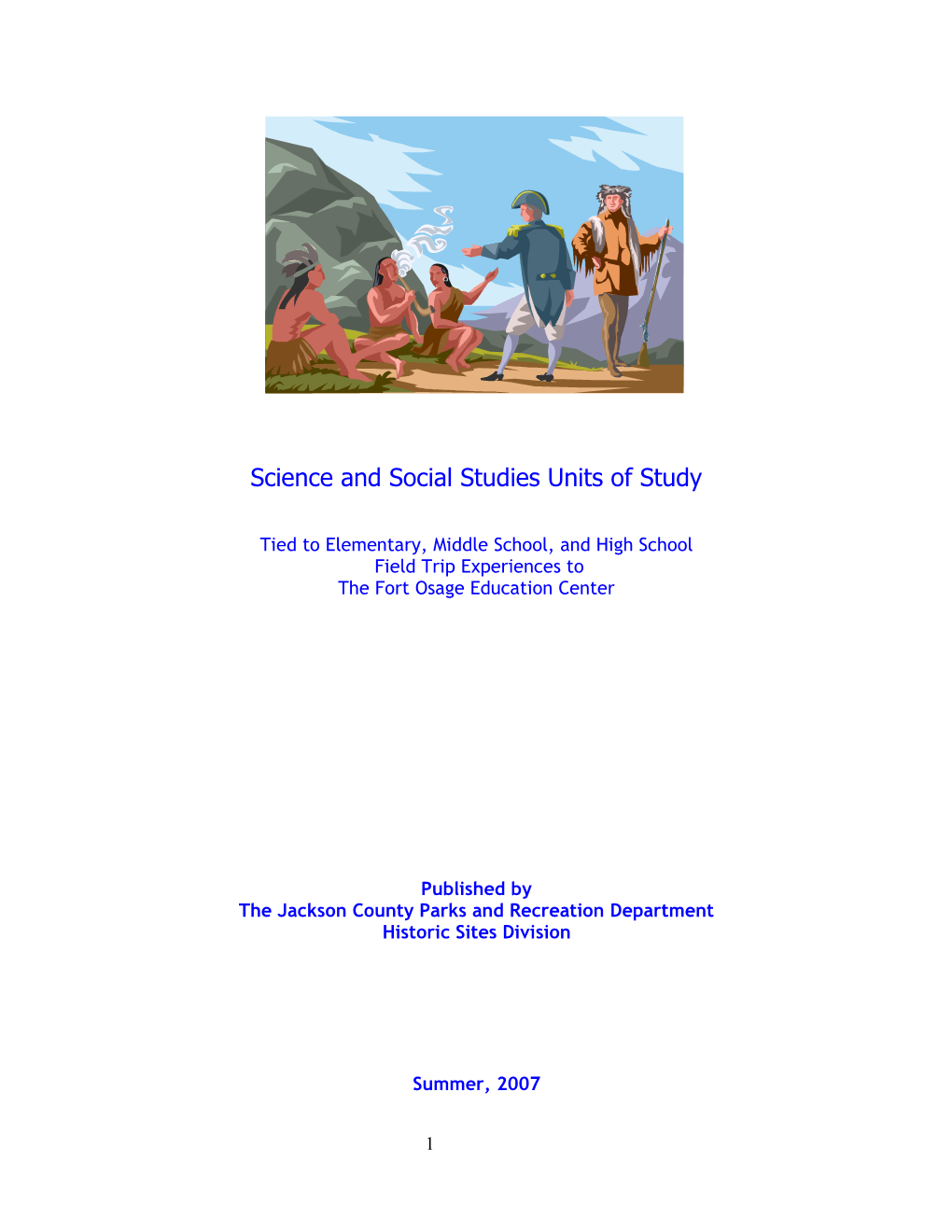 Science and Social Studies Units of Study