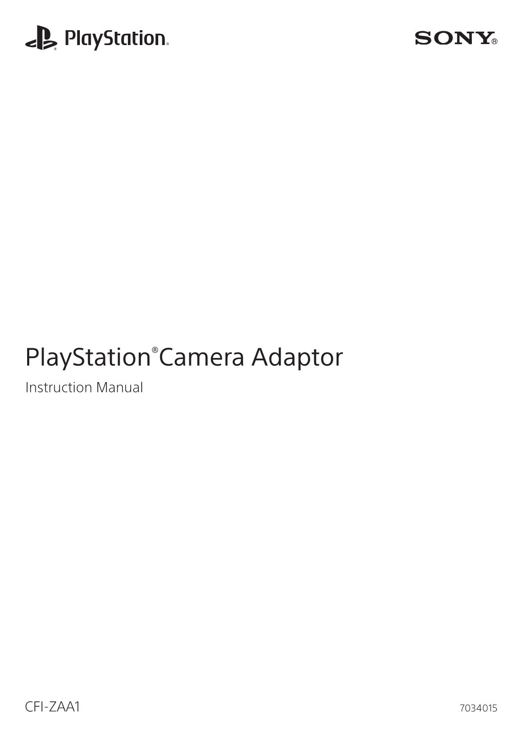 Playstation®Camera Adaptor Instruction Manual