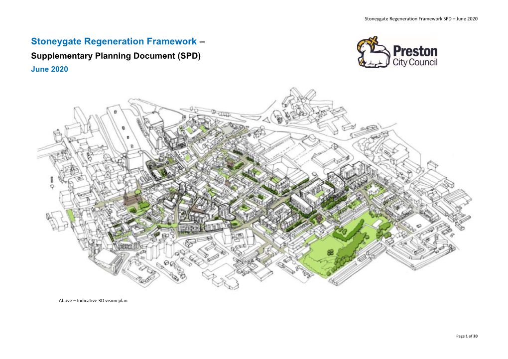 Adopted Stoneygate Regeneration Framework