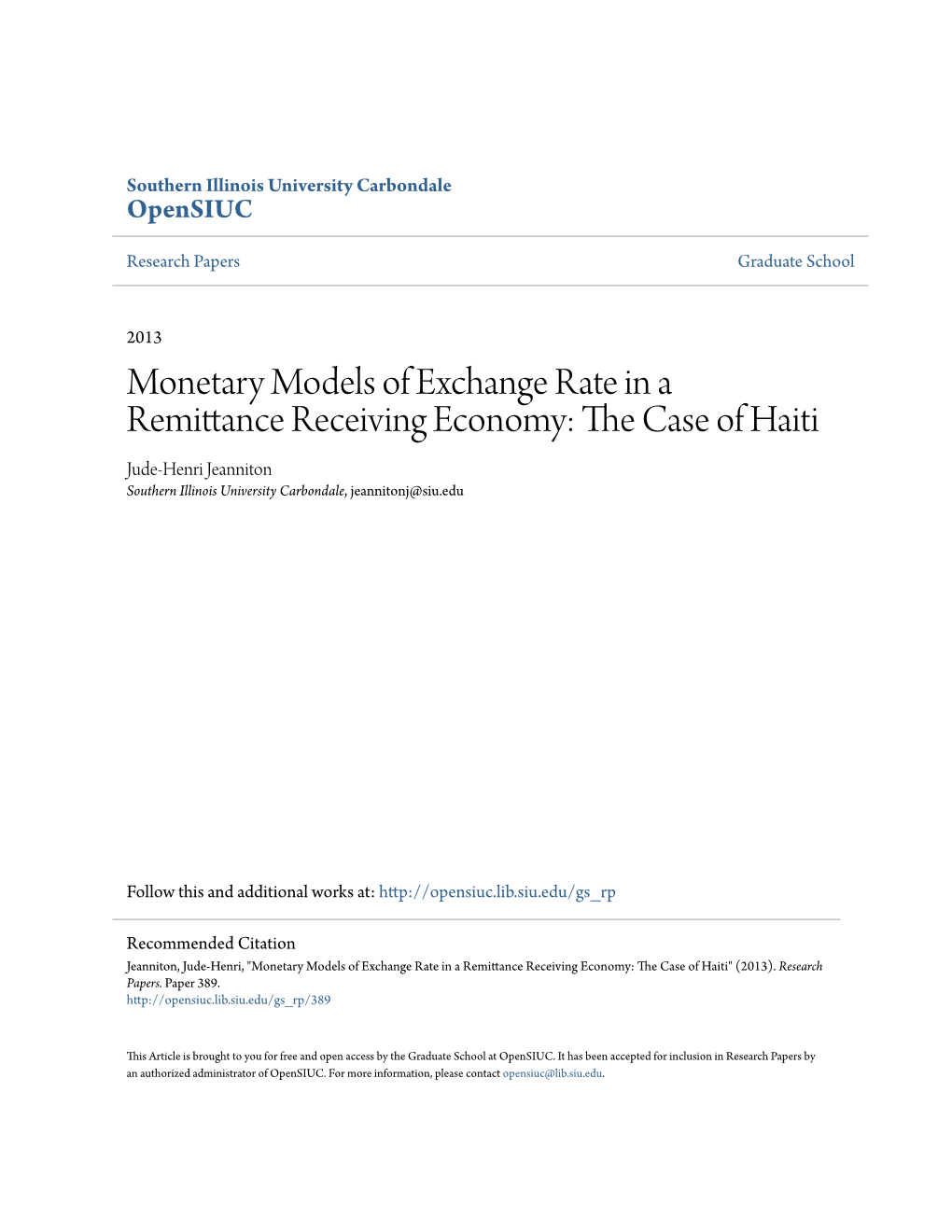 Monetary Models of Exchange Rate in a Remittance Receiving Economy