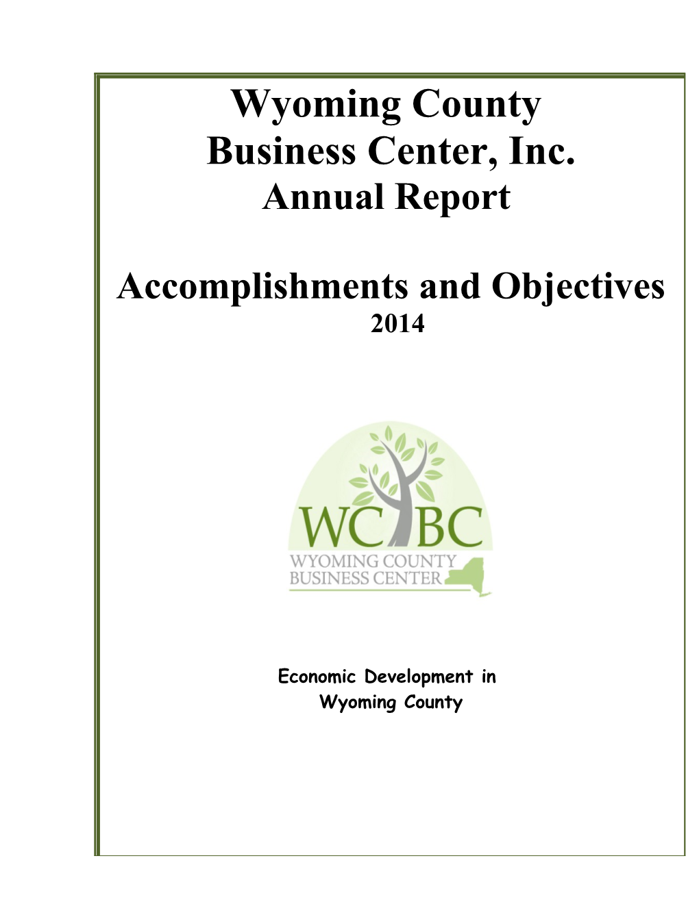 Wyoming County Business Center, Inc