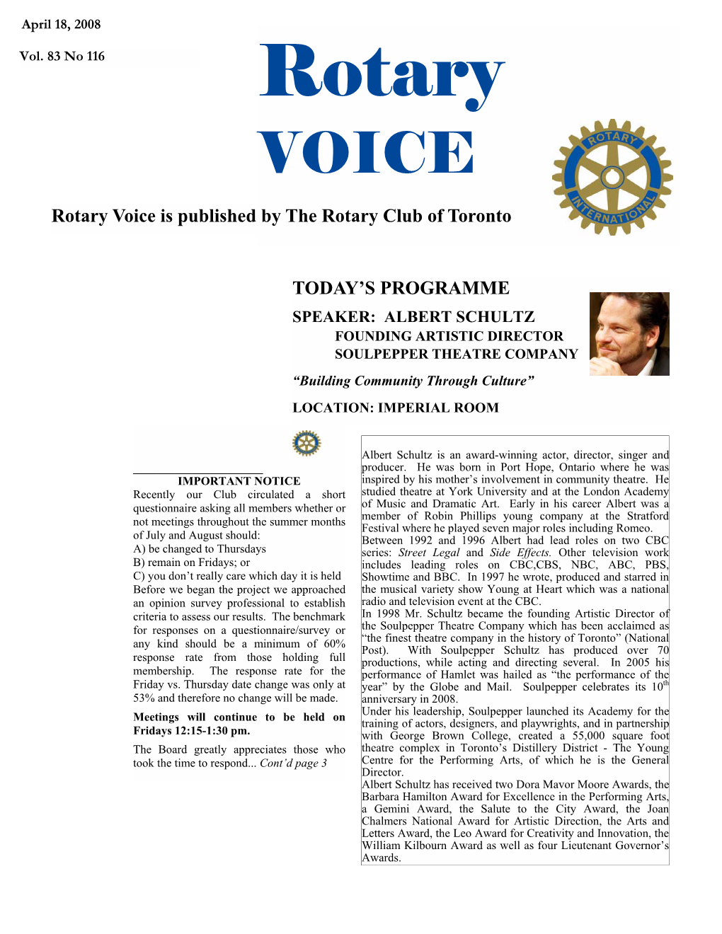 Rotary VOICE