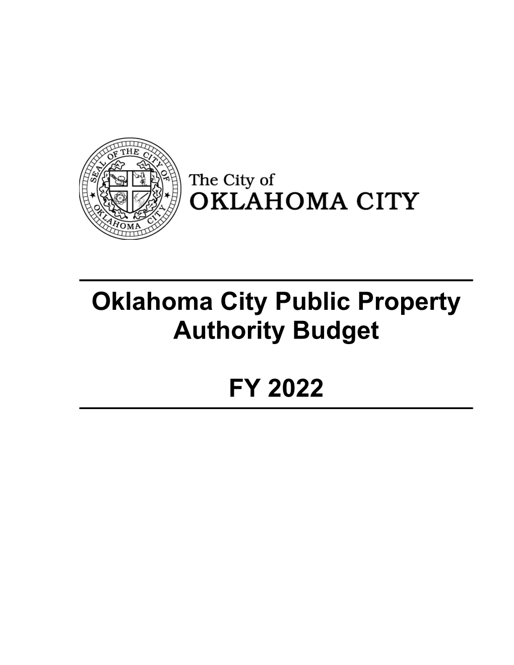 Oklahoma City Public Property Authority Budget FY 2022