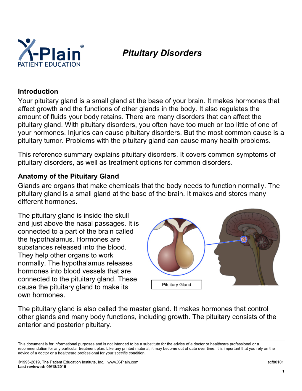 Pituitary Disorders