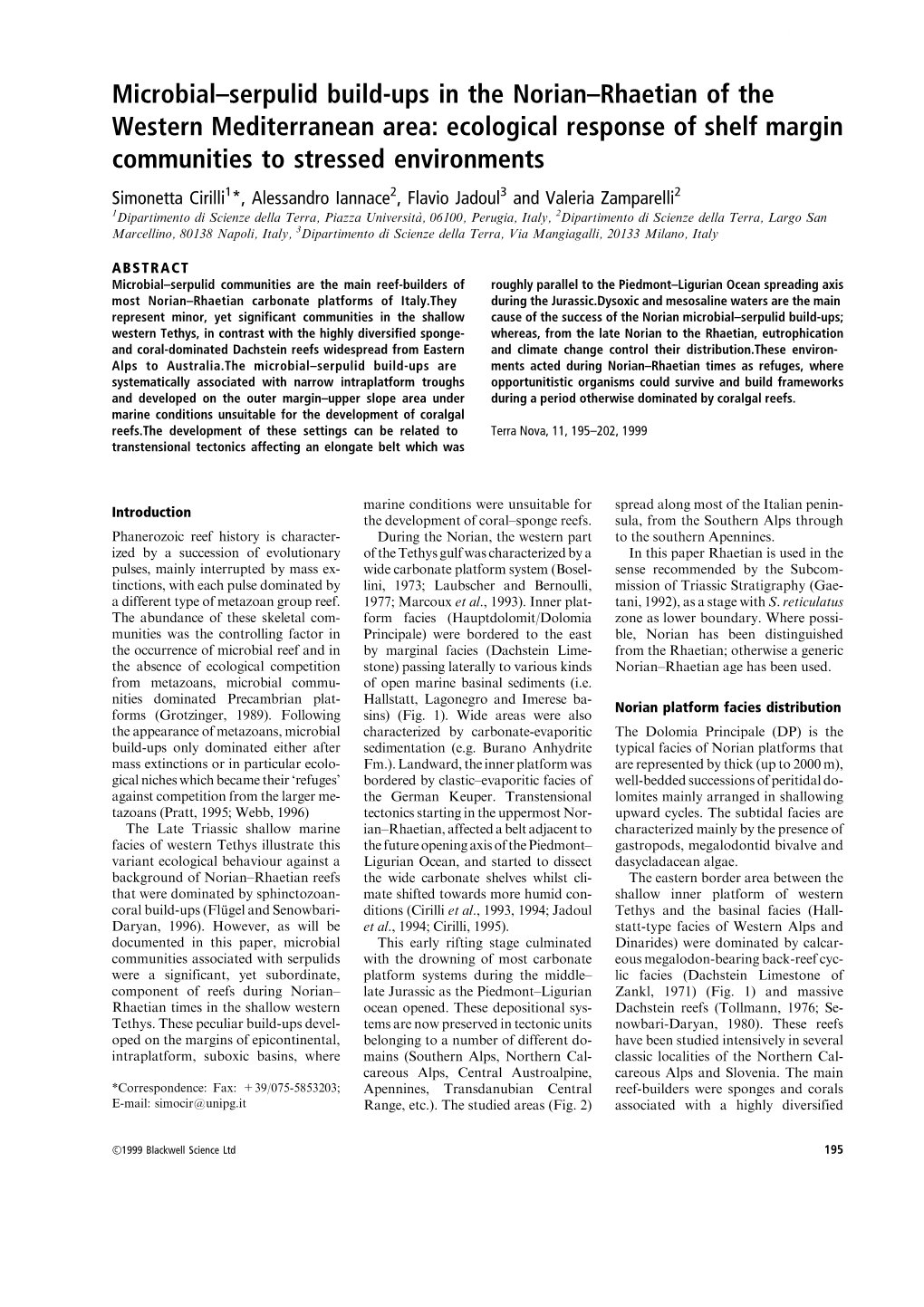 Microbial–Serpulid Build-Ups in the Norian–Rhaetian