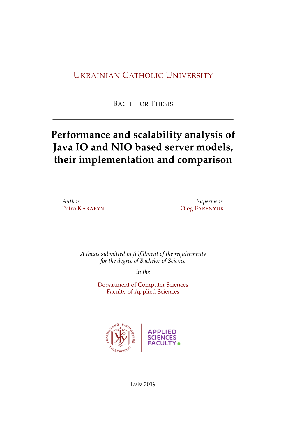 Performance and Scalability Analysis of Java IO and NIO Based Server Models, Their Implementation and Comparison