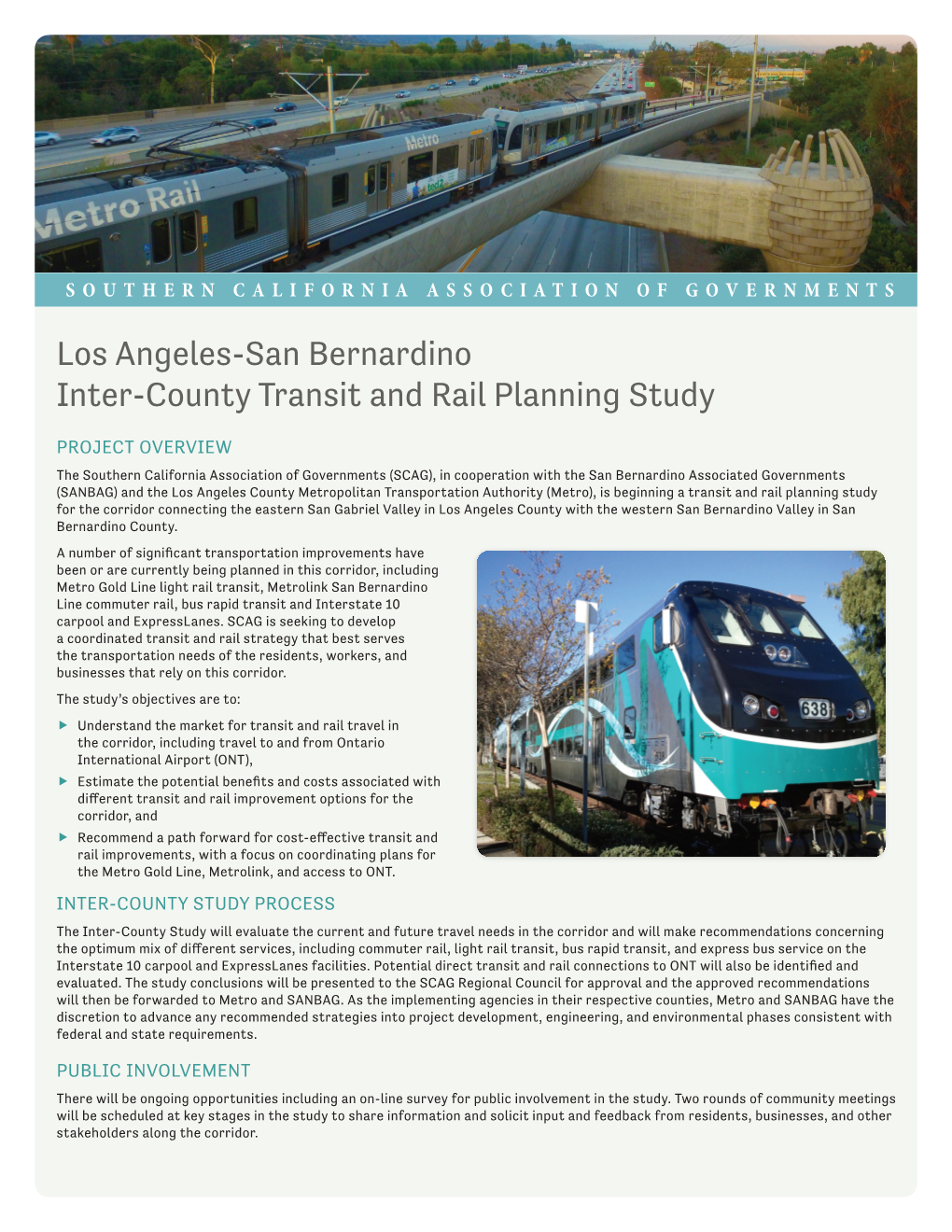 Los Angeles-San Bernardino Inter-County Transit and Rail Planning Study