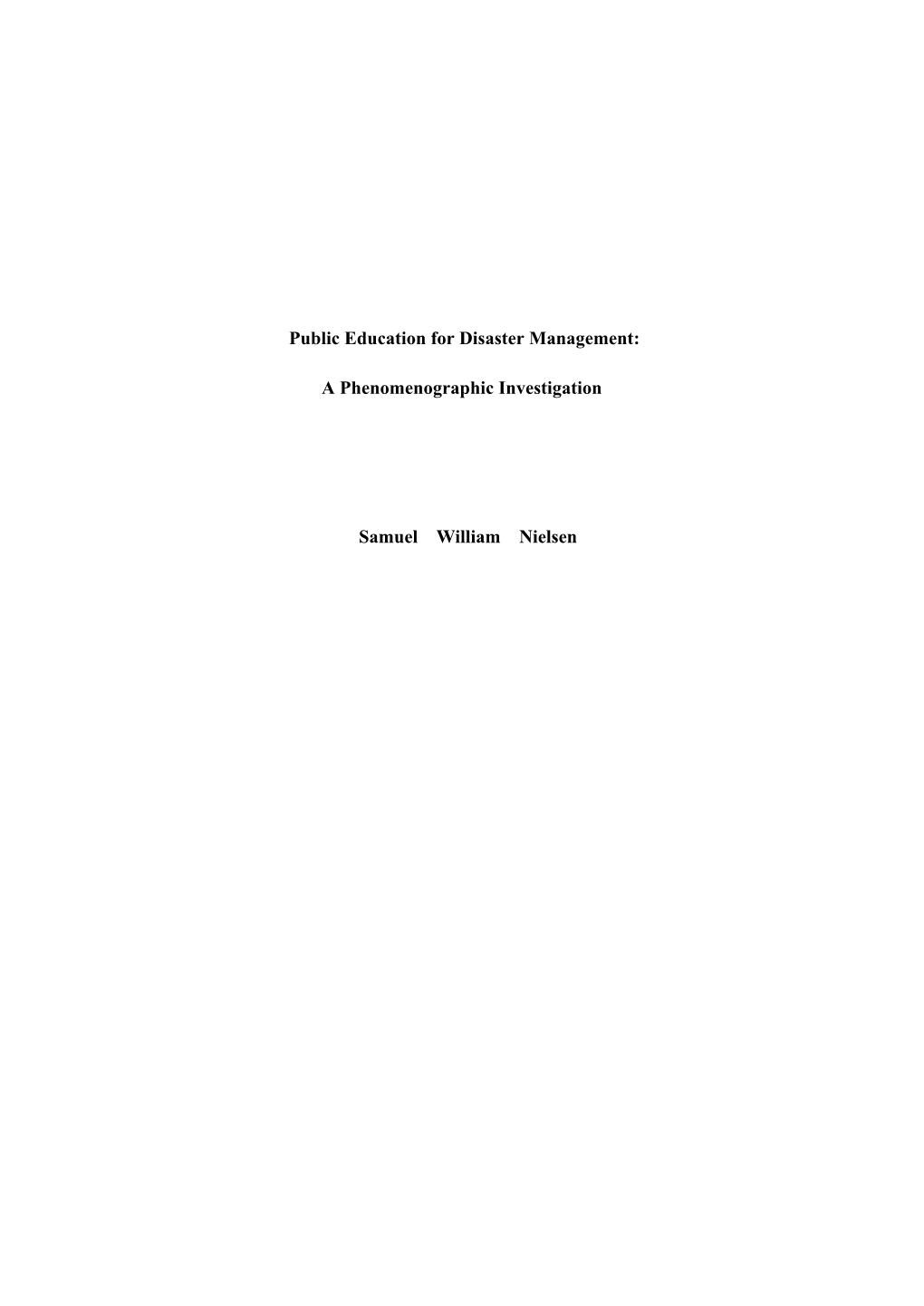 Samuel Nielsen Thesis (PDF 2MB)