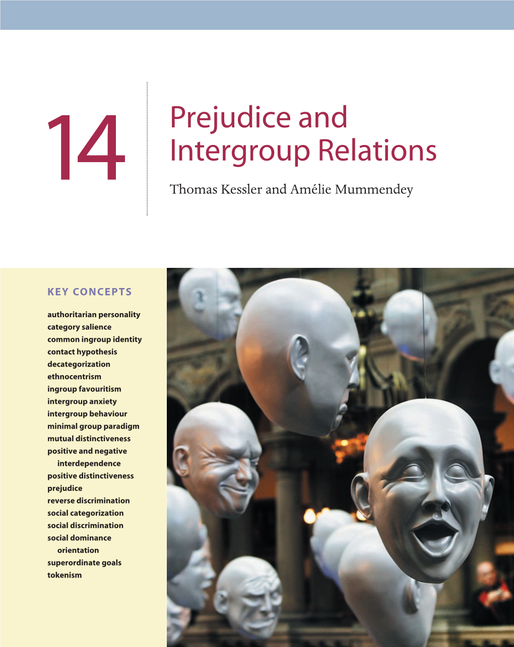 Prejudice and Intergroup Relations 14 Thomas Kessler and Amélie Mummendey