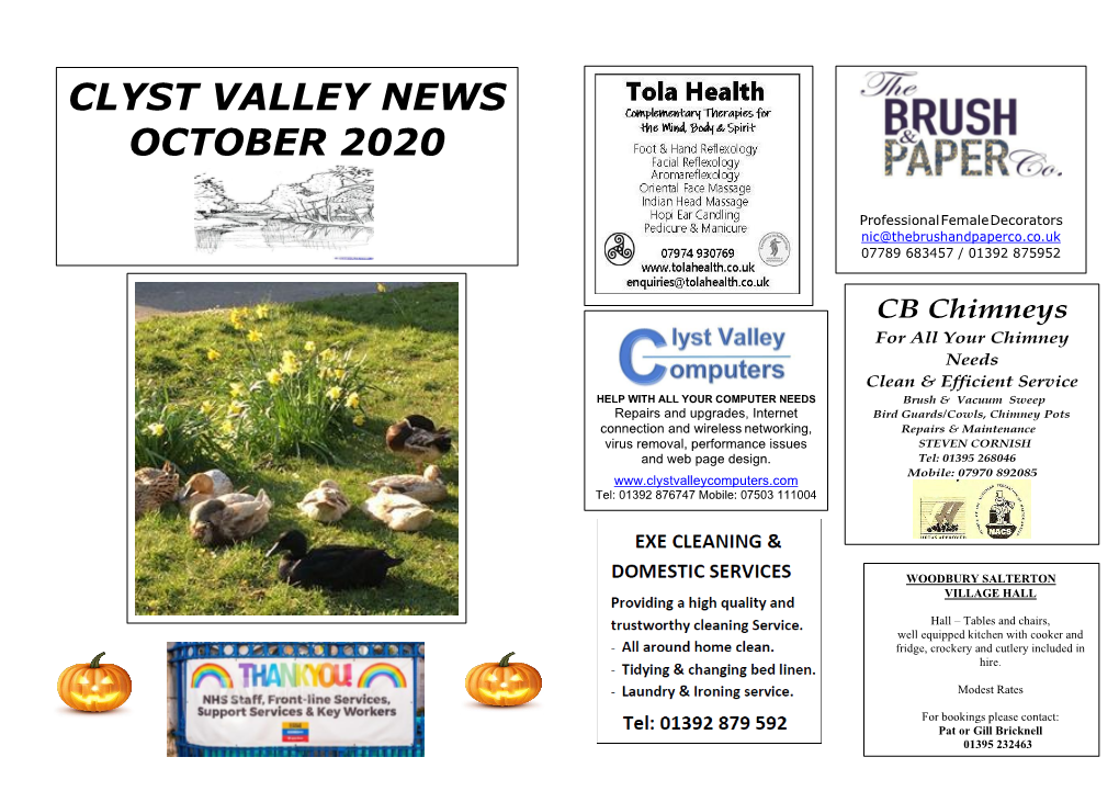 Clyst Valley News October 2020