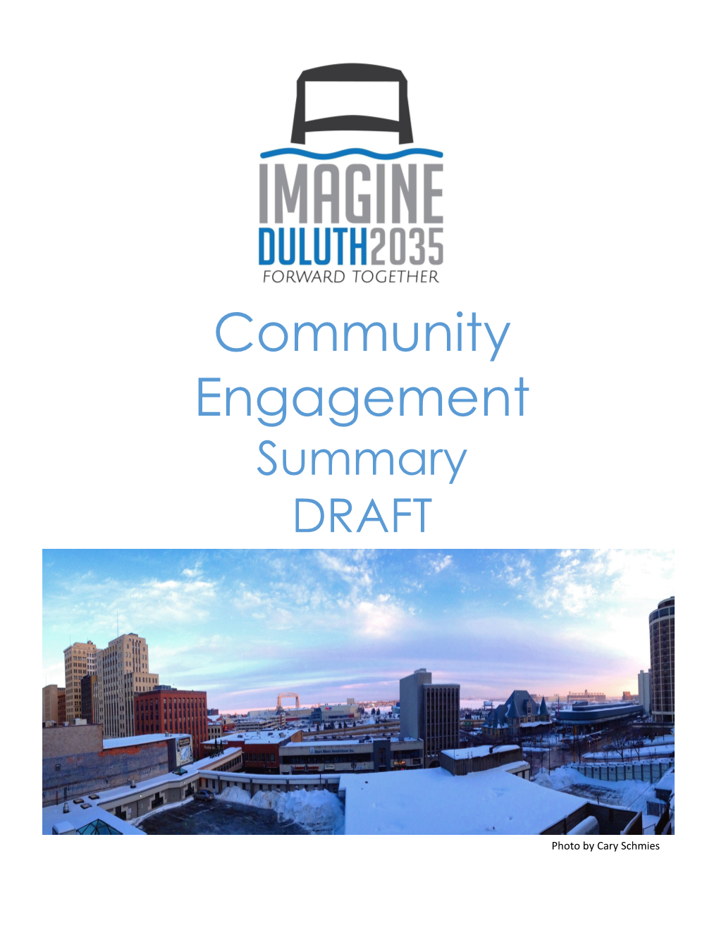 Community Engagement Summary DRAFT