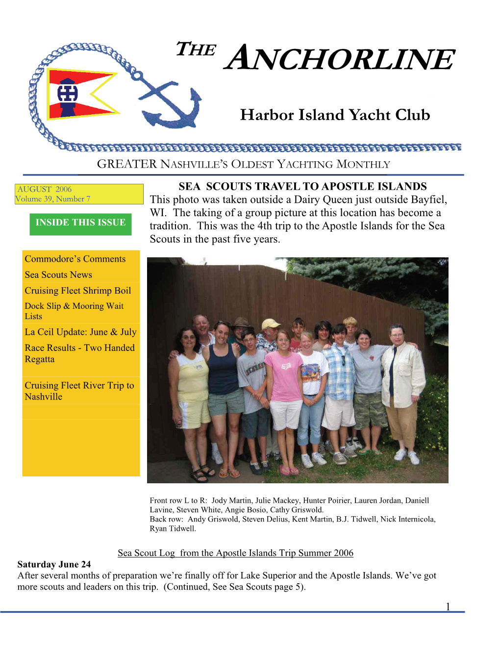 THE Harbor Island Yacht Club