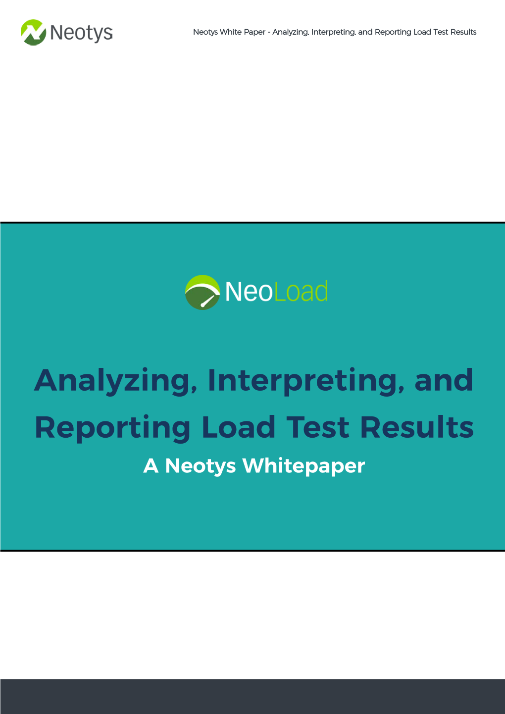 Analyzing, Interpreting, and Reporting Load Test Results