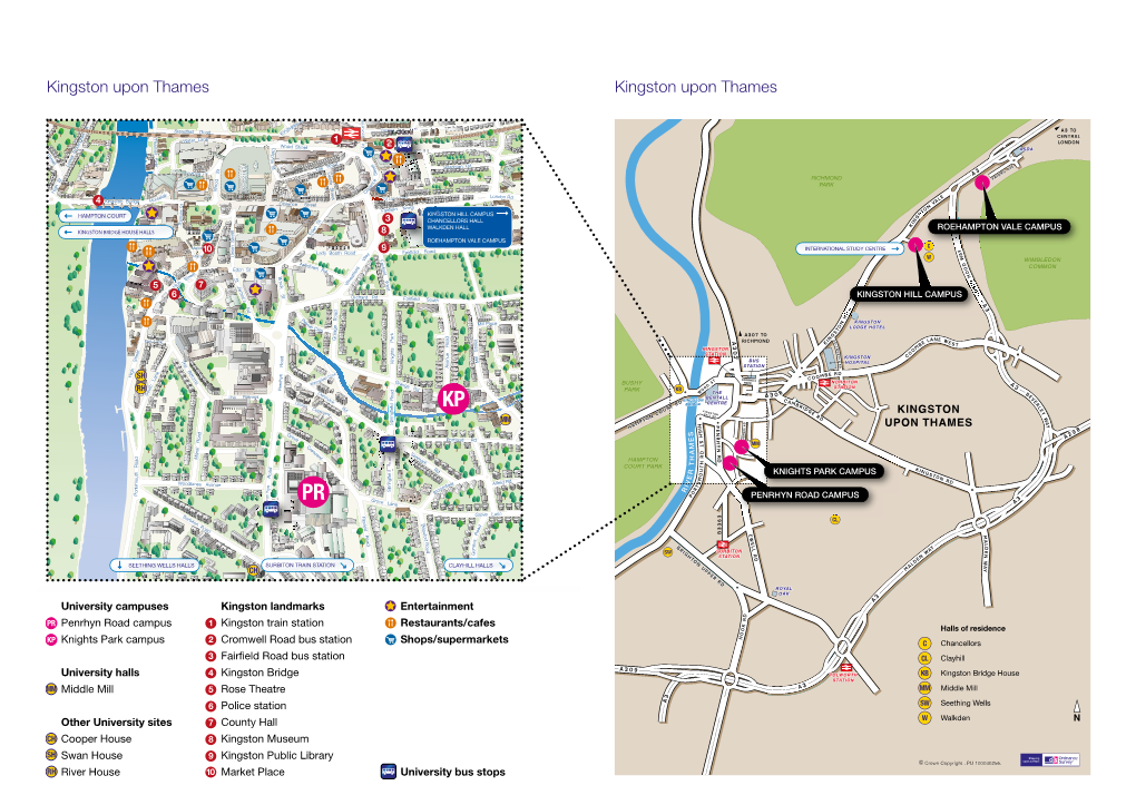 Kingston Campus Map.Pdf