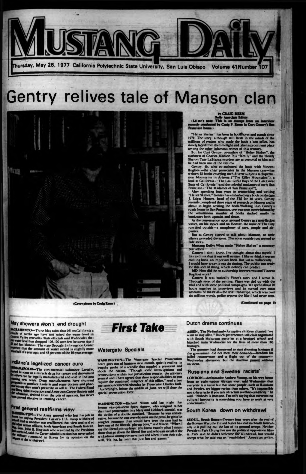 Gentry Relives Tale of Manson C[An