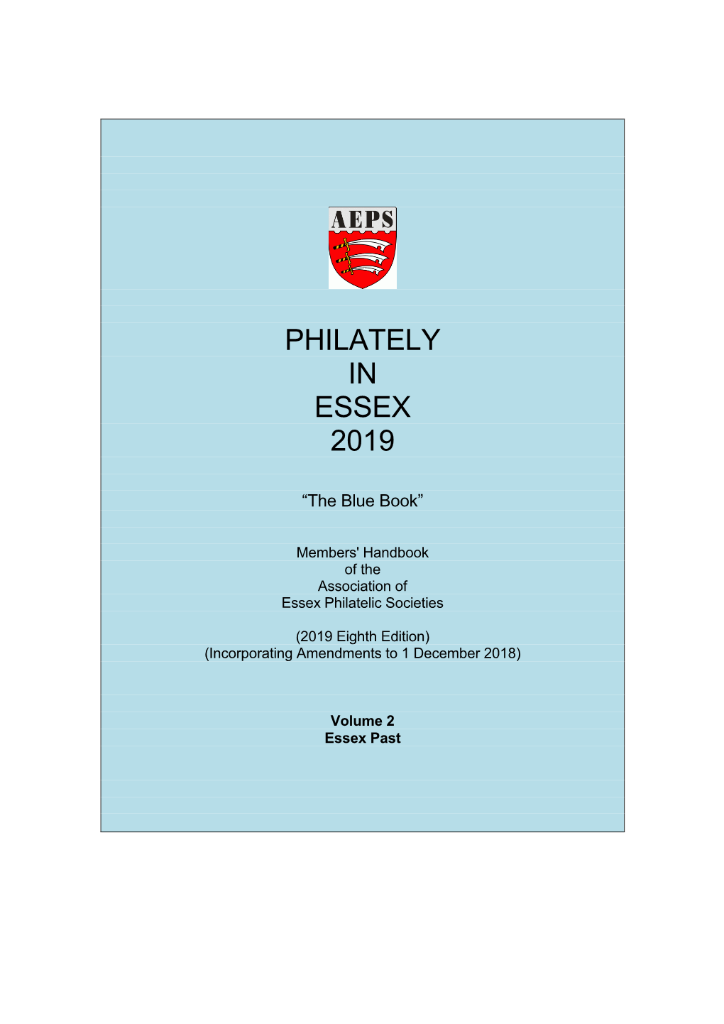 Philately in Essex 2019 Volume 2