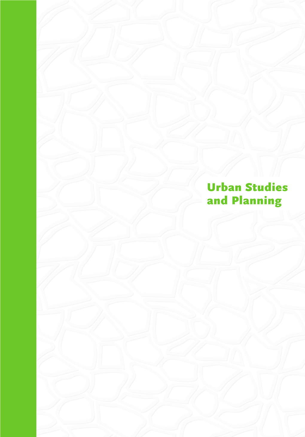 Urban Studies and Planning