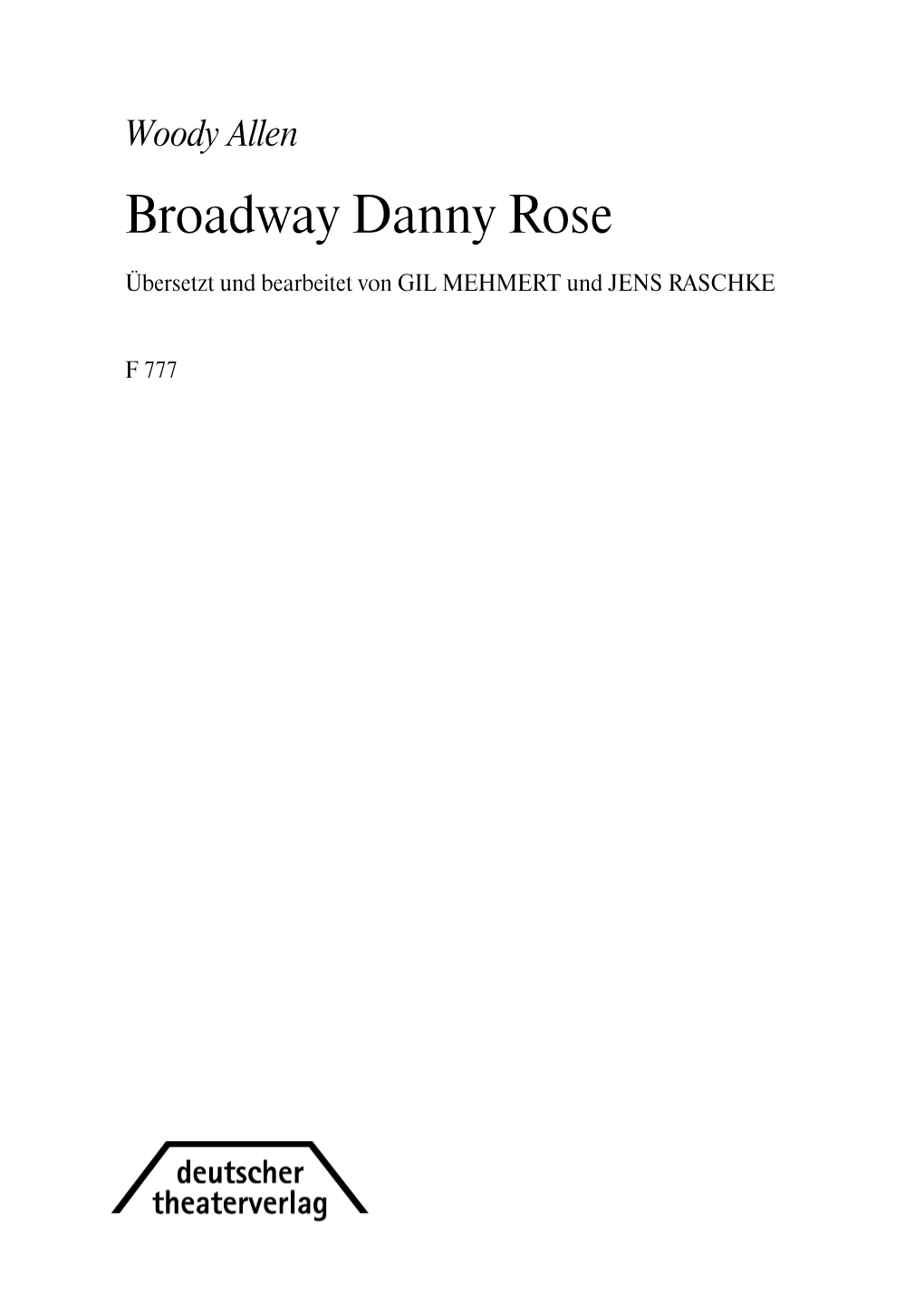 Broadway Danny Rose