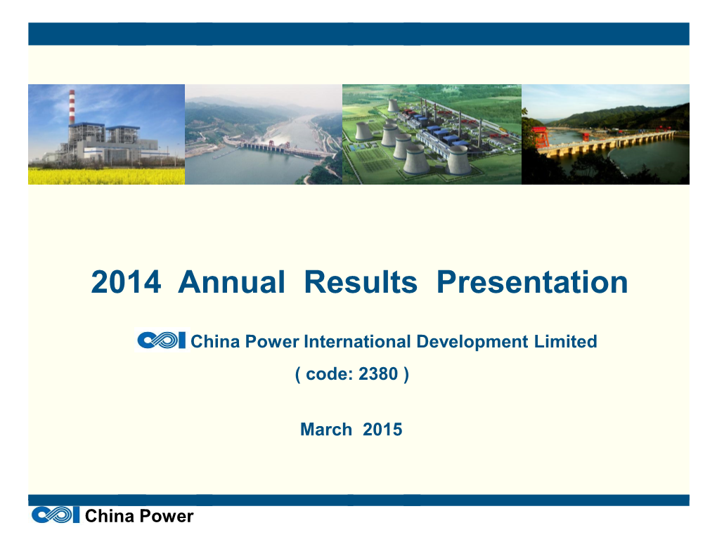 2014 Annual Results Presentation