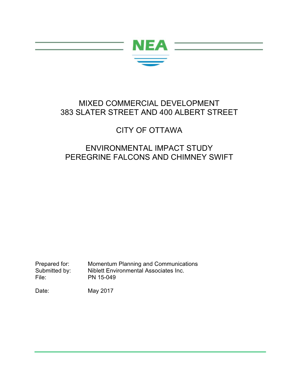 2017-07-07 Environmental Impact Statement