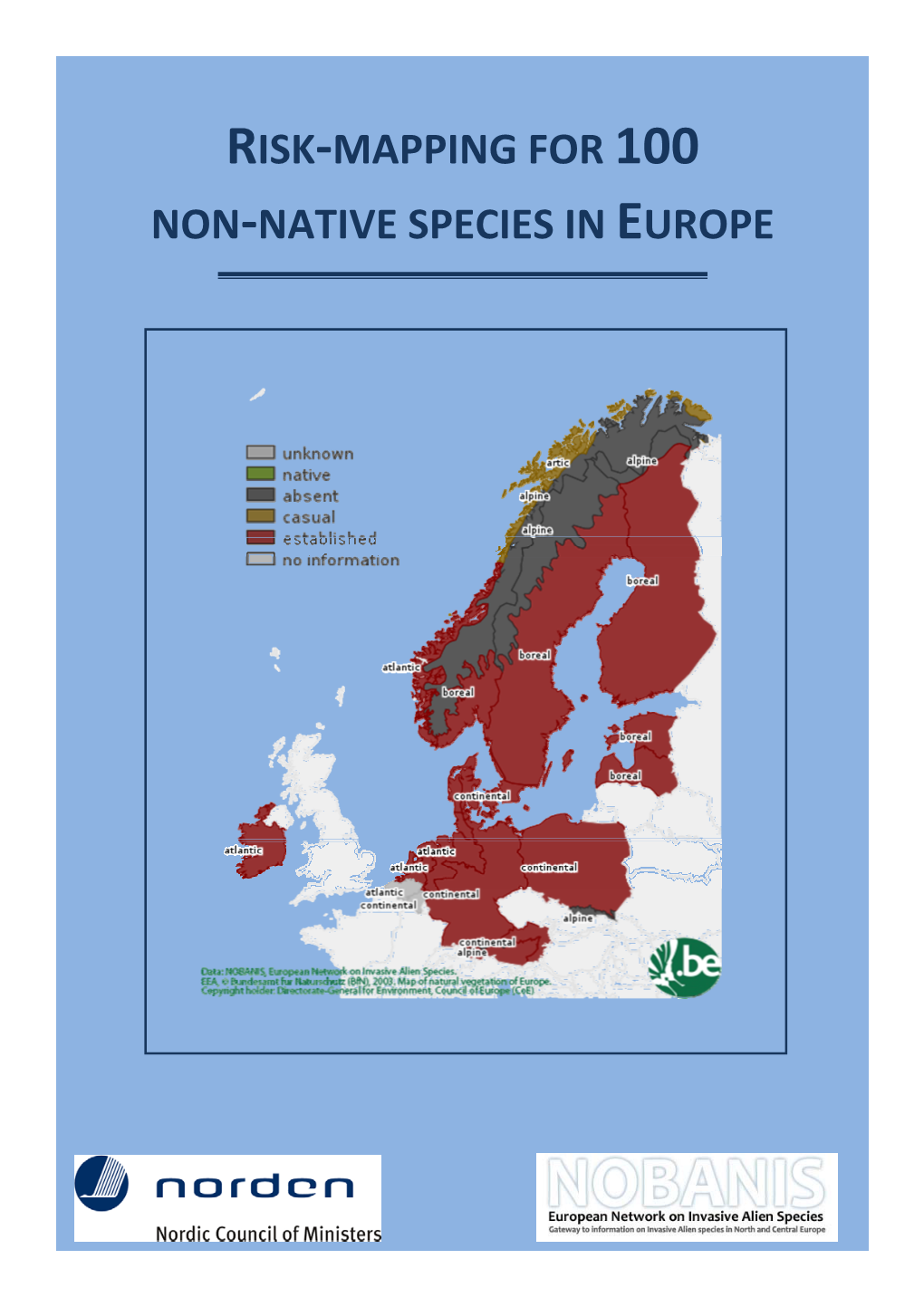 Risk-Mapping for 100 Non-Native Species in Europe