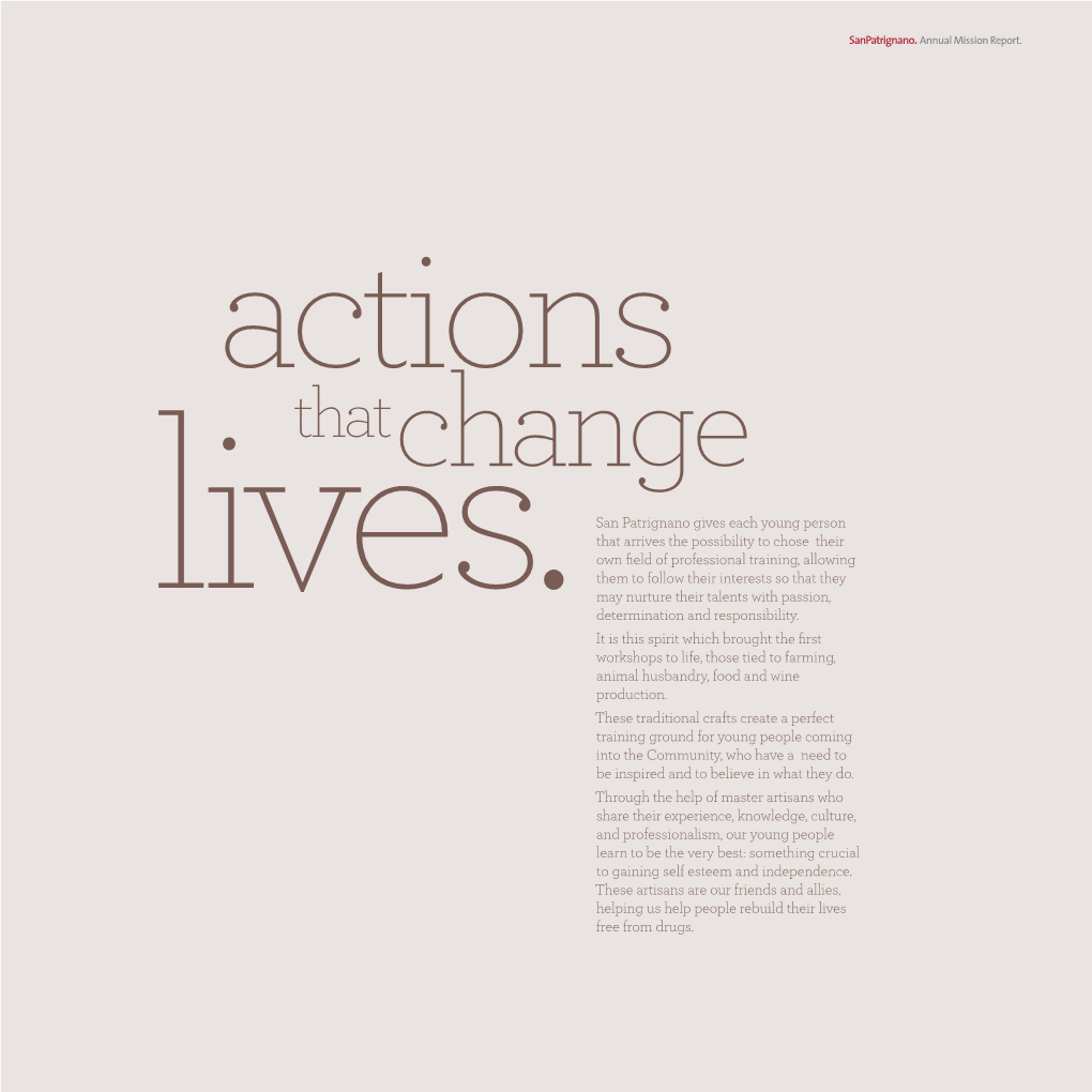 Actions Thatchange